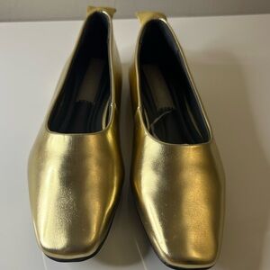Franco Sarto Women's Gold Flats